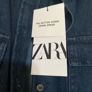 Zara denim dress NWT